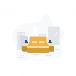 One-Bedroom Studio room in Comfortable Studio in Brussels 35m² Terrace with BBQ
